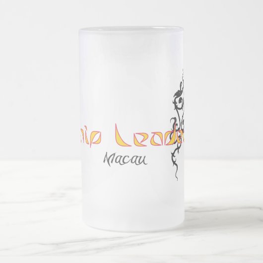 Chip Leader® Macau bier mok (Center)