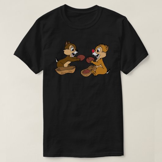 Chip n Dale peanut Sticker T-shirt (Design voorkant)