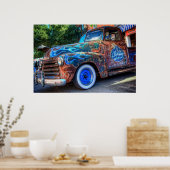 Chip & Rusty's Paint Shop Rat Chevy Poster (Keuken)