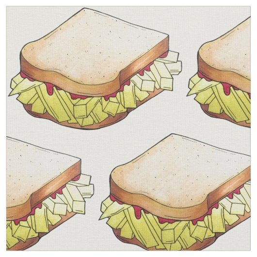 Chip Shop Butty Sandwich UK Stof (Close Up)
