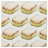 Chip Shop Butty Sandwich UK Stof (Swatch)