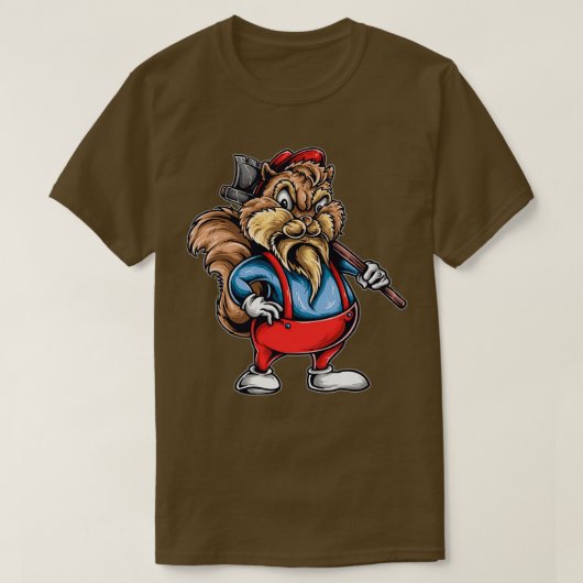Chip Wood Cutter 2 T-shirt (Design voorkant)