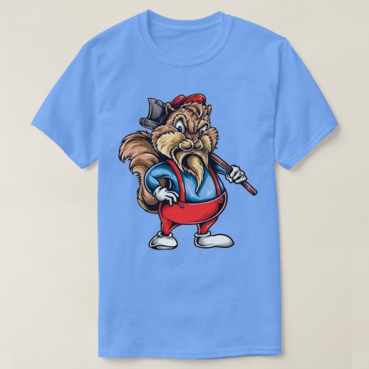 Chip Wood Cutter Classic TShirt (Design voorkant)
