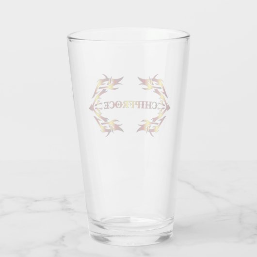 ChipFroce Drinkware Glas (Achterkant)