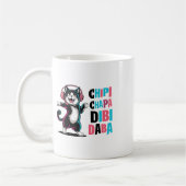 Chipi Chapa Dibi Daba Cat Dancing Cartoon Koffiemok (Links)