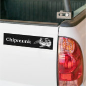 chipmunk 2 (rough sketch) bumpersticker (Op Truck)