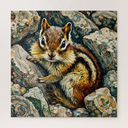 Chipmunk 600 Stuk Puzzel (Verticaal)