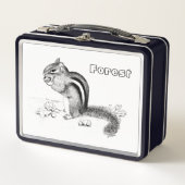 Chipmunk & Acorns Lunch Box (Voorkant)