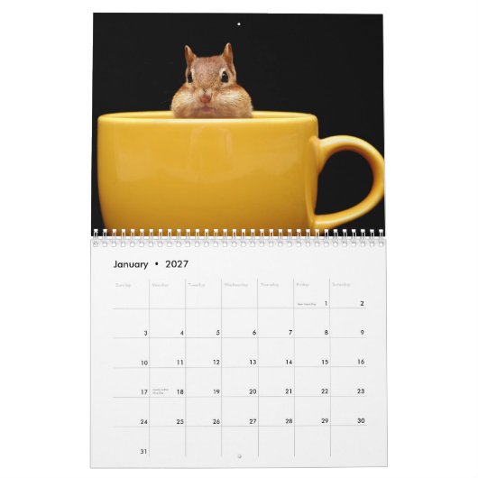 Chipmunk Adventures 2013 Agenda Kalender (Jan 2027)