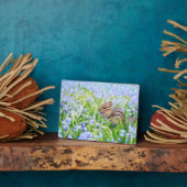 Chipmunk Art Decor Plaque Fotoplaat (Zijkant)