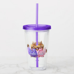 Chipmunk Ballerina Duo Acryl Drinkbeker