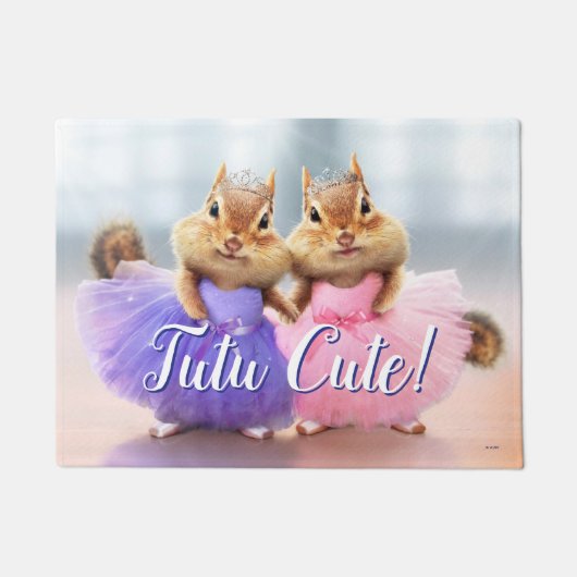 Chipmunk Ballerina Duo Deurmat (Voorkant)