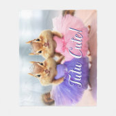Chipmunk Ballerina Duo Fleece Deken (Voorkant)