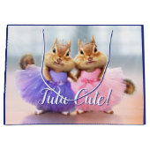 Chipmunk Ballerina Duo Groot Cadeauzakje (Voorkant)
