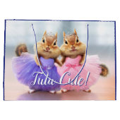 Chipmunk Ballerina Duo Groot Cadeauzakje (Achterkant)
