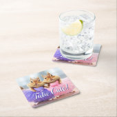 Chipmunk Ballerina Duo Kartonnen Onderzetters (Insitu)