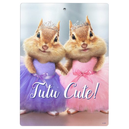 Chipmunk Ballerina Duo Klembord (Achterkant)