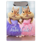 Chipmunk Ballerina Duo Klembord (Voorkant)