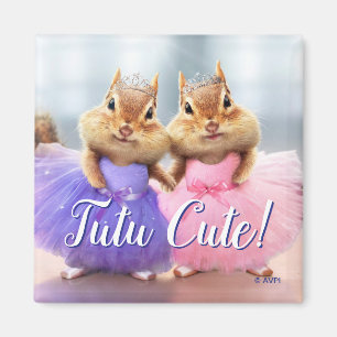 Chipmunk Ballerina Duo Magneet