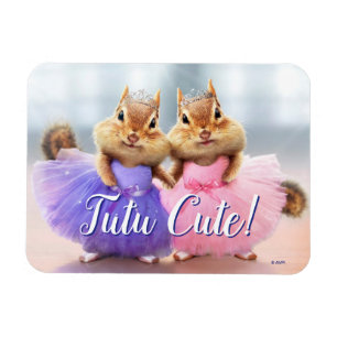Chipmunk Ballerina Duo Magneet