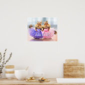 Chipmunk Ballerina Duo Poster (Keuken)