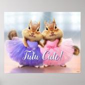 Chipmunk Ballerina Duo Poster (Voorkant)