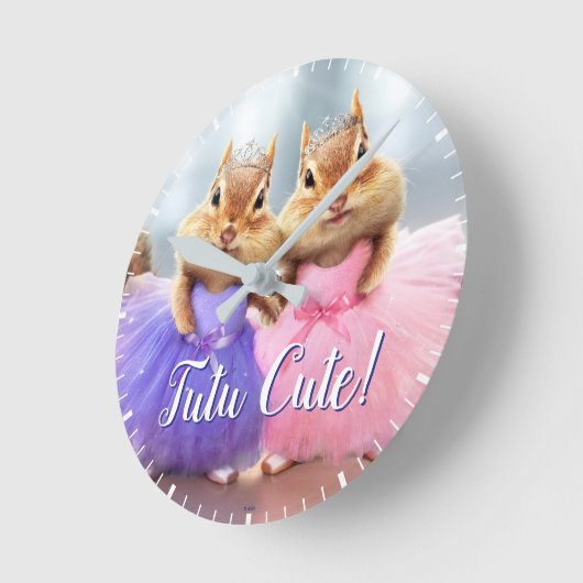 Chipmunk Ballerina Duo Ronde Klok (Hoek)