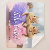 Chipmunk Ballerina Duo Sherpa Deken (Voorkant)