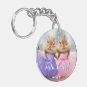 Chipmunk Ballerina Duo Sleutelhanger (Voorkant Links)