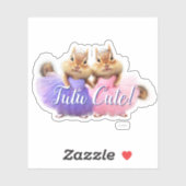 Chipmunk Ballerina Duo Sticker (Vel)