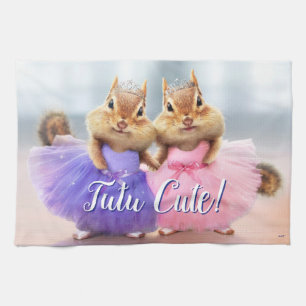 Chipmunk Ballerina Duo Theedoek