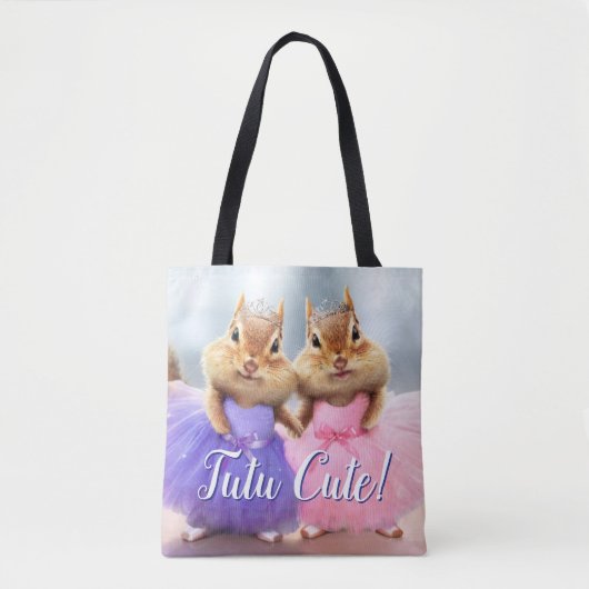 Chipmunk Ballerina Duo Tote Bag (Voorkant)