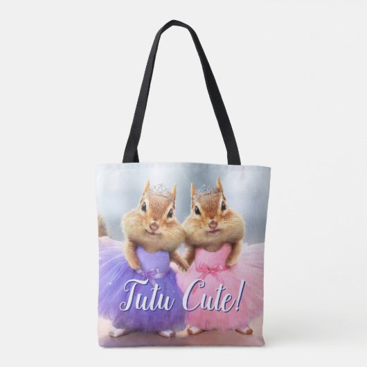 Chipmunk Ballerina Duo Tote Bag (Achterkant)