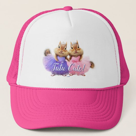 Chipmunk Ballerina Duo Trucker Pet (Voorkant)