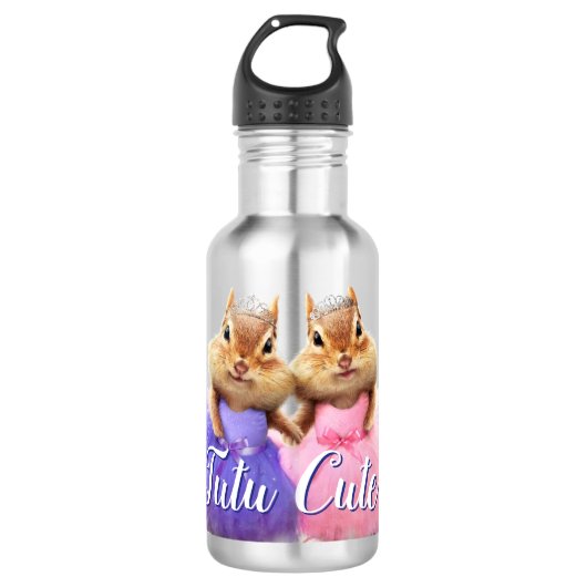 Chipmunk Ballerina Duo Waterfles (Voorkant)