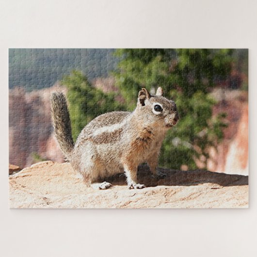 Chipmunk bij Bryce Canyon Legpuzzel (Horizontaal)