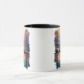 Chipmunk bij Sunset Lake Reflection Mok (Midden)