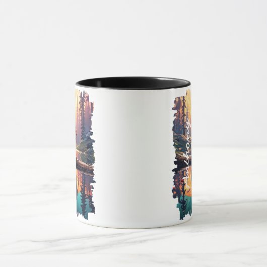 Chipmunk bij Sunset Lake Reflection Mok (Midden)