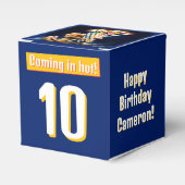 Chipmunk Birthday Candles Bedankdoosjes (Voorkant Zijde)