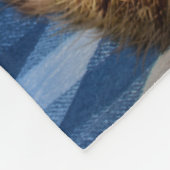 Chipmunk Birthday Candles Fleece Deken (Hoek)