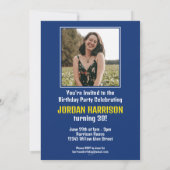 Chipmunk Birthday Candles Kaart (Achterkant)