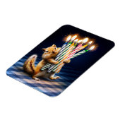 Chipmunk Birthday Candles Magneet (Linkerzijde)