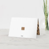 Chipmunk Birthday Kaart (Achterkant)
