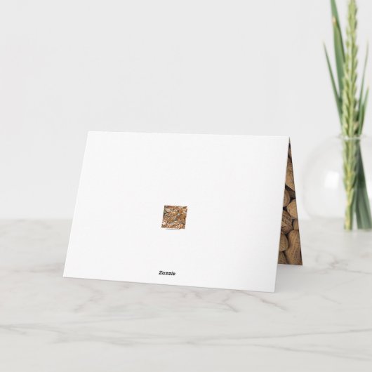 Chipmunk Birthday Kaart (Achterkant)