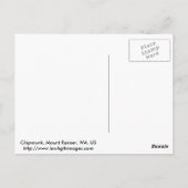 Chipmunk Briefkaart (Achterkant)