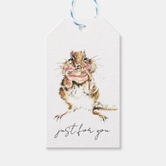 Chipmunk Cadeaulabel (Voorkant)