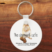 Chipmunk Cafe Logo Sleutelhanger (Voorkant)