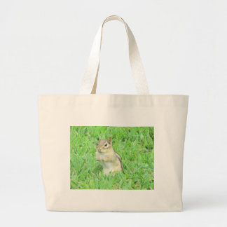 Chipmunk canvas tas