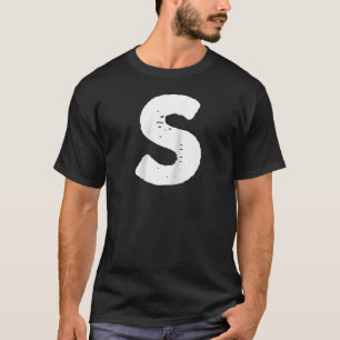 Chipmunk Carnival Group kostuum letter S Bleu Hall T-shirt