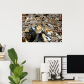 Chipmunk Cheeks Natuur Poster (Thuiskantoor)